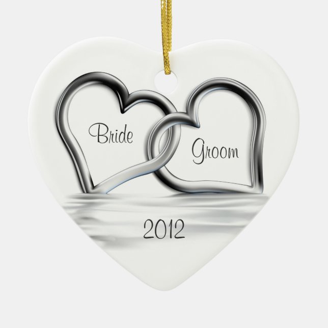 First Christmas Wedding Ornament (Front)