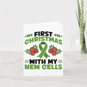 First Christmas With My New Cells - Stem Cell Chri Card
