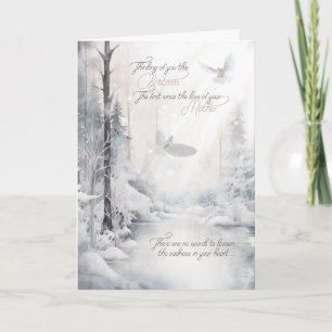 First Christmas without your Mother Sentimental Holiday Card
