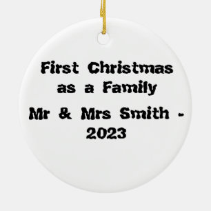 First Chrstmas Beautiful Christmas House Designs Ceramic Tree Decoration