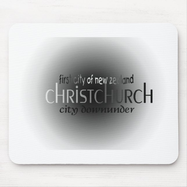 First City Christchurch Mouse Mat (Front)