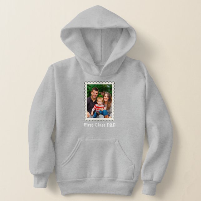 First Class Dad Best Dad Ever custom family photo (Laydown)