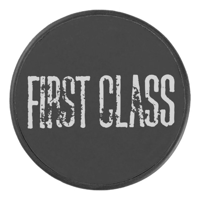 First Class Hockey Puck (Front)