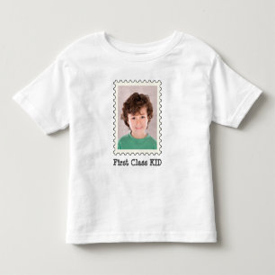 FIRST CLASS KID Best Kid Ever custom photo Toddle Toddler T-Shirt