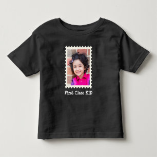 FIRST CLASS KID Best Kid Ever custom photo Toddler T-Shirt
