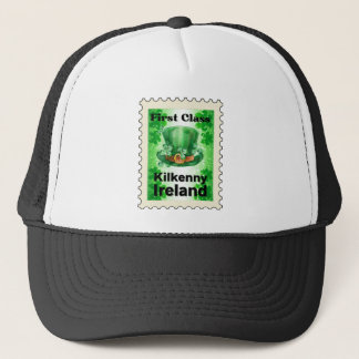 First Class Kilkenny Ireland Stamp Trucker Hat