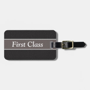 First Class - luggage tag