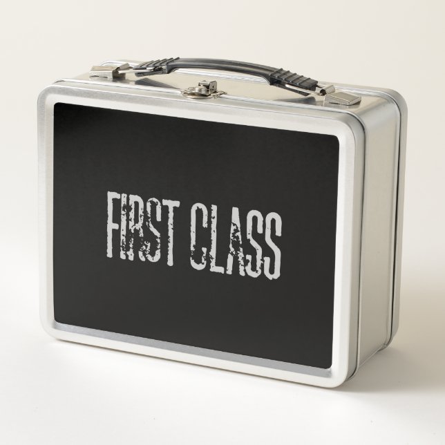 First Class Metal Lunch Box (Front)