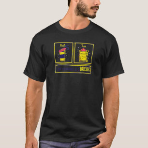 First Coffee Then Data Men Women Teacher T-Shirt