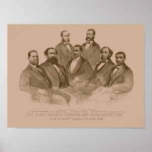 First Coloured Senator And Representatives Poster