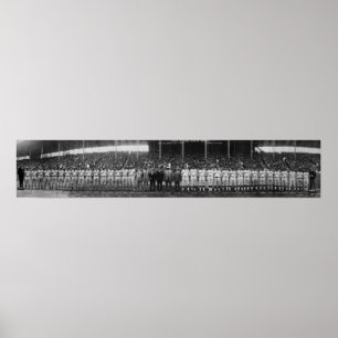 First Coloured World Series Teams, Game 1, 1924 Poster