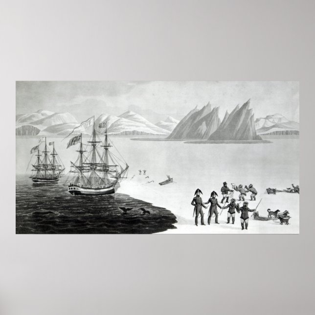 First communication with the natives of Prince Poster (Front)