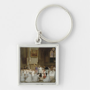 First Communion, 1867 Key Ring
