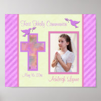 First Communion 8"x10" Photo Frame Insert - Girl