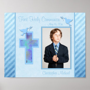 First Communion 8"x10" Photo Frame Insert Poster