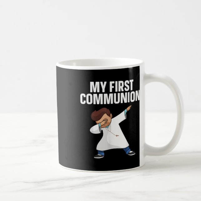 First Communion Art For Boys Girls Kids 1st Holy C Coffee Mug (Right)