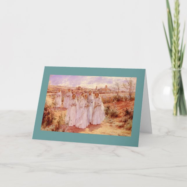 first communion card (Front)