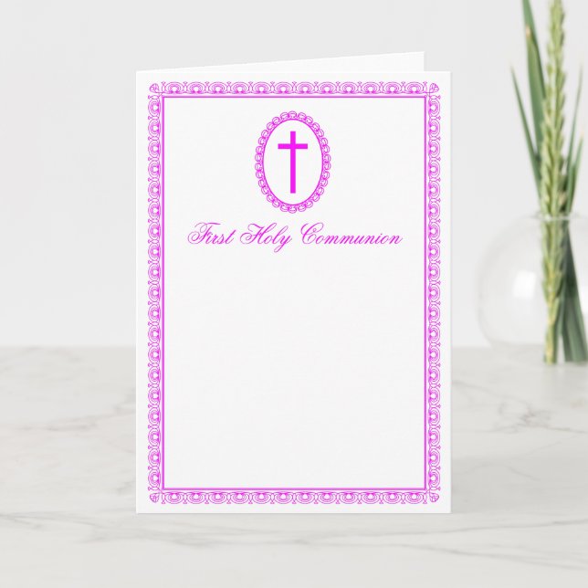 First communion card (Front)