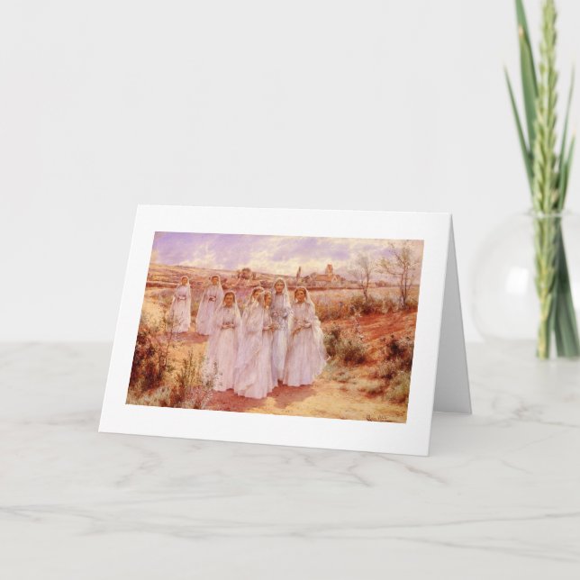 first communion card (Front)