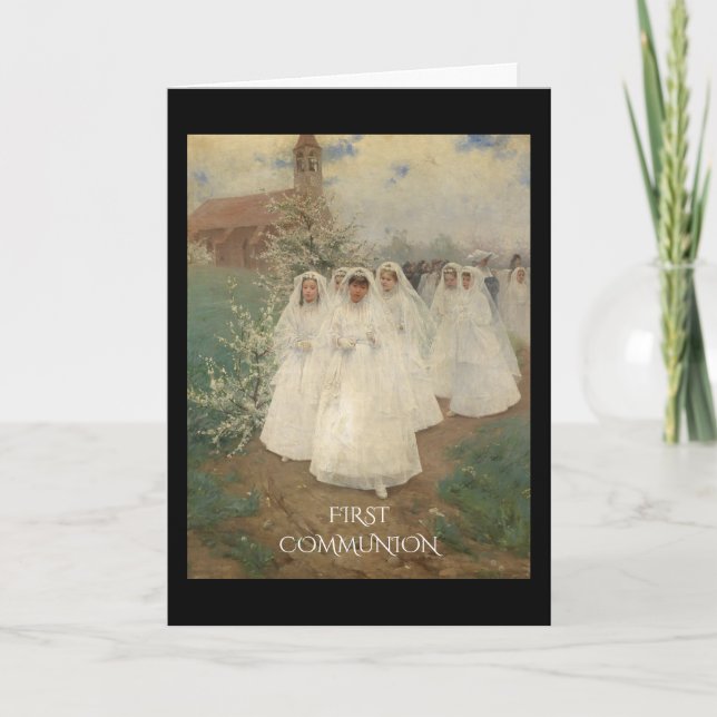 First Communion Card (Front)