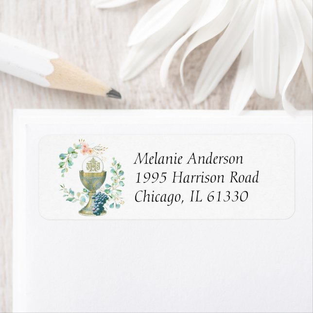 First Communion Catholic Eucalyptus Floral (Insitu)