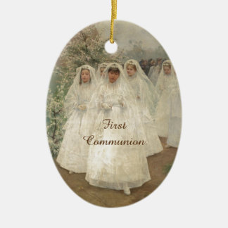 First Communion Ceramic Tree Decoration