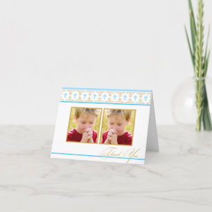 First Communion, Christening   Photo Thank You Card