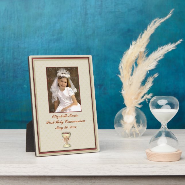 First Communion Commemorative Plaque (Side)