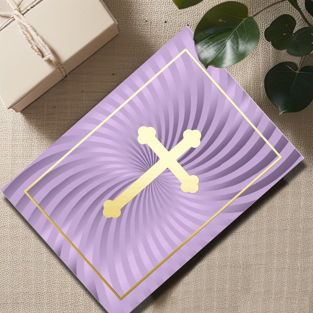 First Communion / Confirmation Purple Swirl Cross (Creator Uploaded)