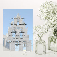First Communion custom photo church