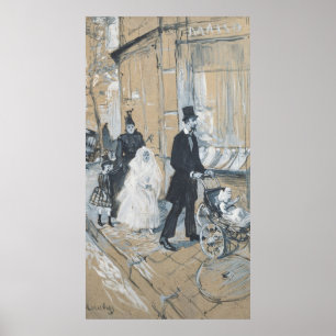 First Communion Day, 1888 Poster
