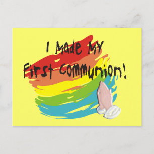 First Communion Day T-Shirts and Gifts Postcard