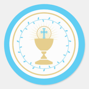 First Communion Envelope Seal or Favour Sticker