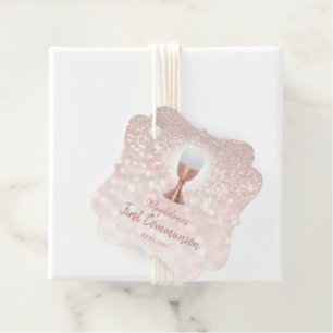 First Communion girl Favour Tags