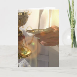First Communion  Greeting Card