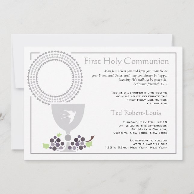 First Communion Invitation (Front)