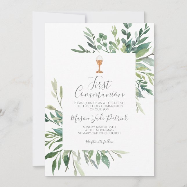 First Communion Invitation (Front)
