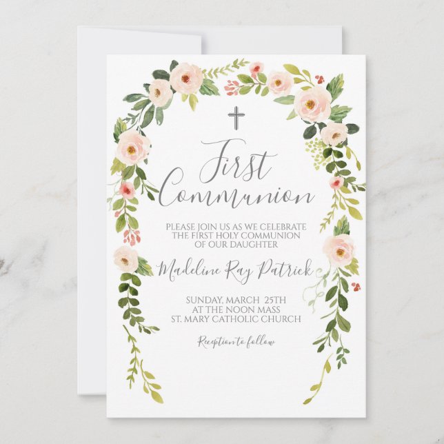 First Communion Invitation (Front)