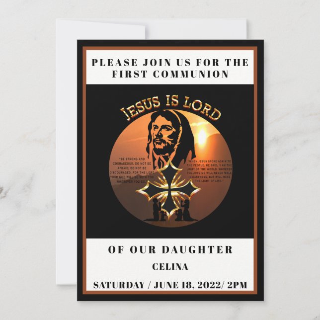 First Communion Invitation (Front)