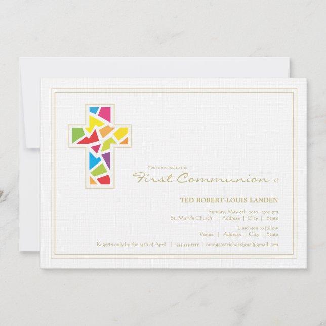 First Communion Invitation (Front)