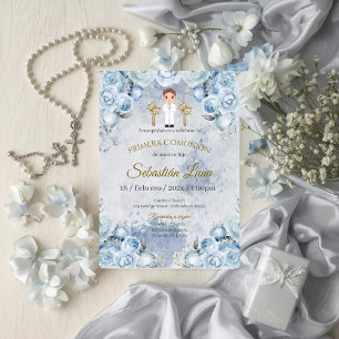 First Communion Invitation Boy
