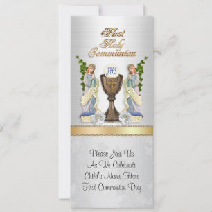 First  communion invitation Customisable