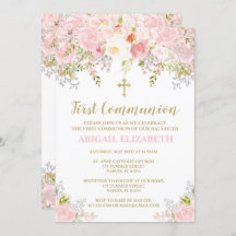 First Communion Invitation, First Holy Communion