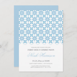 First Communion Invite - Boy's Custom Card