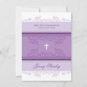 FIRST COMMUNION INVITES :: curls 1P