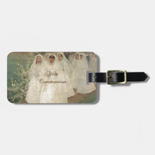 First Communion Luggage Tag