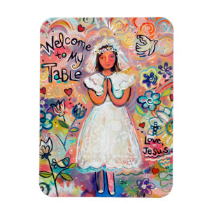 First Communion Magnet for Girl