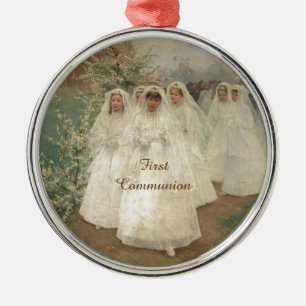 First Communion Metal Tree Decoration
