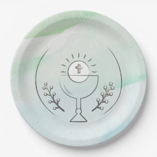 First Communion Paper Plate