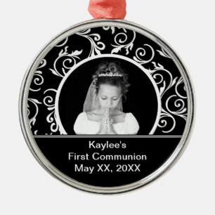 First Communion Photo Ornament